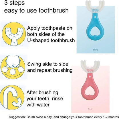 U-Shaped Toothbrush for Children